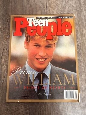 Vintage 1998 Teen People Magazine Prince William British Royalty